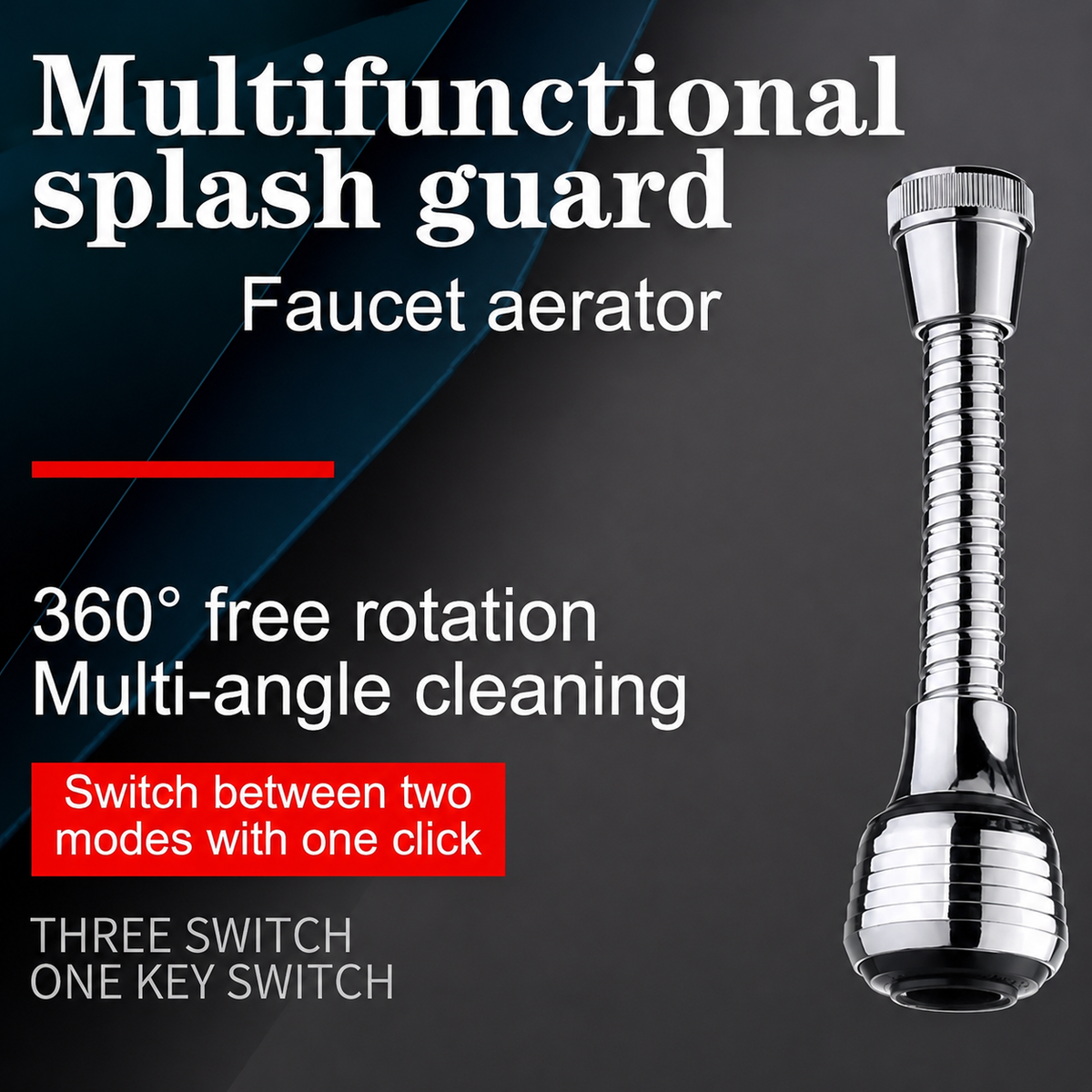 360° Adjustable Splash-Proof Faucet Extender